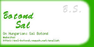 botond sal business card